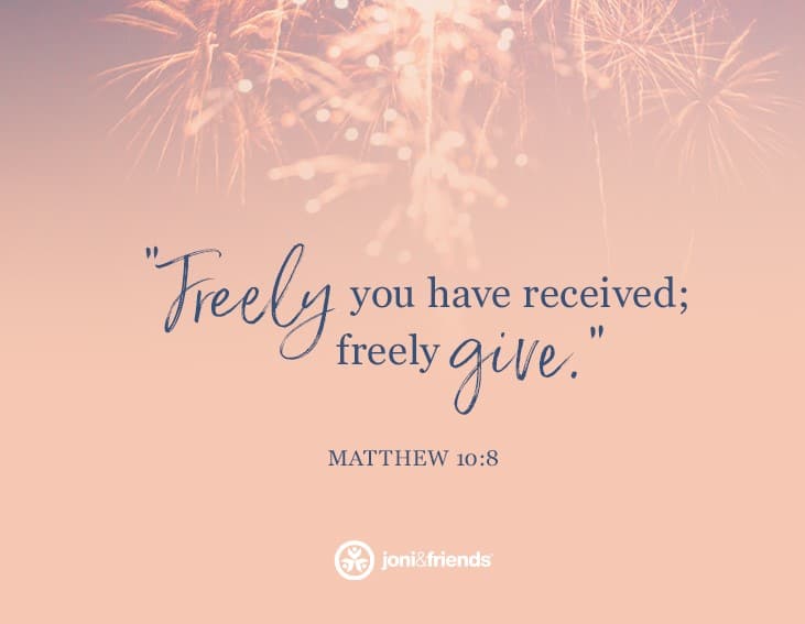 Freely Give Joni And Friends